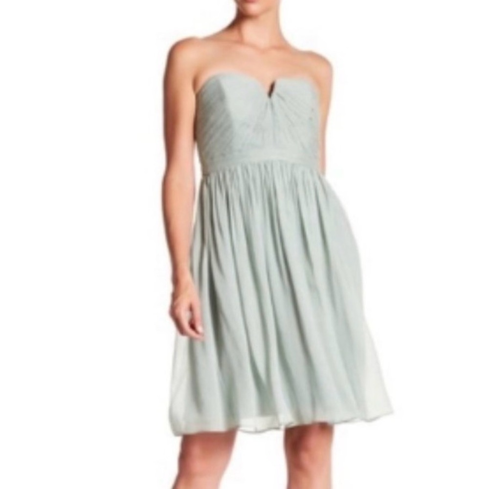 J.Crew Silk Chiffon Nadia Bridesmaid Wedding Guest Dress Dusty Shale